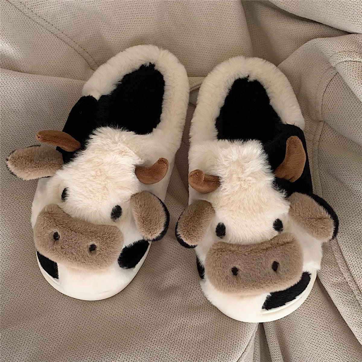 Cow Cutesies Slippers