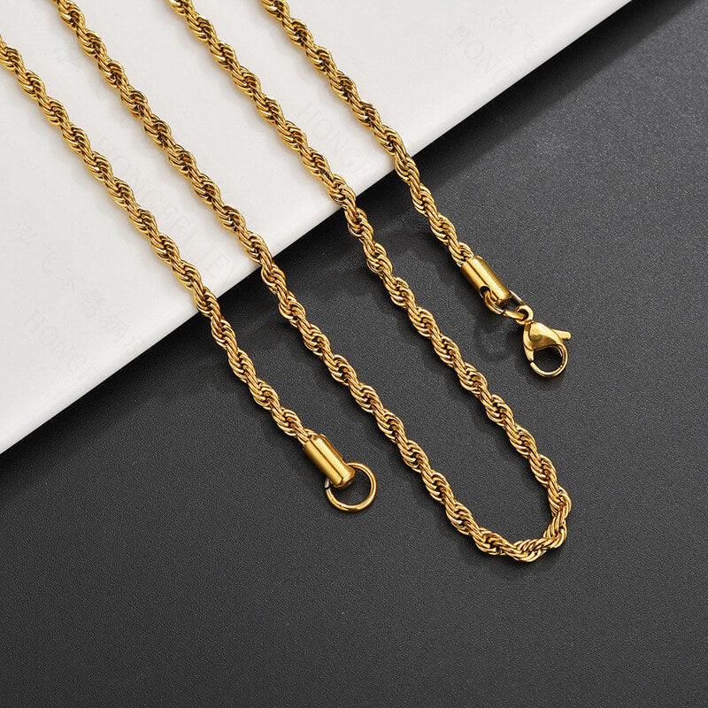 Drip Chainz 4mm Rope Necklace